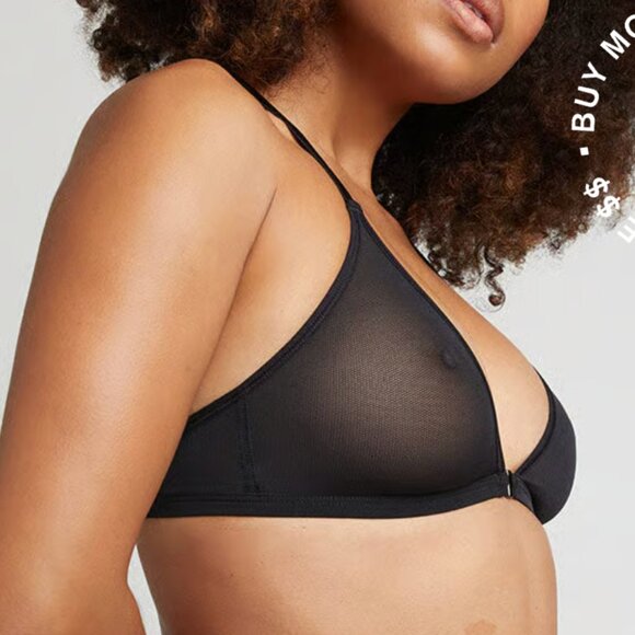 Negative Underwear Sieve Racerback Bra in Black (Size 4) - Picture 3 of 6